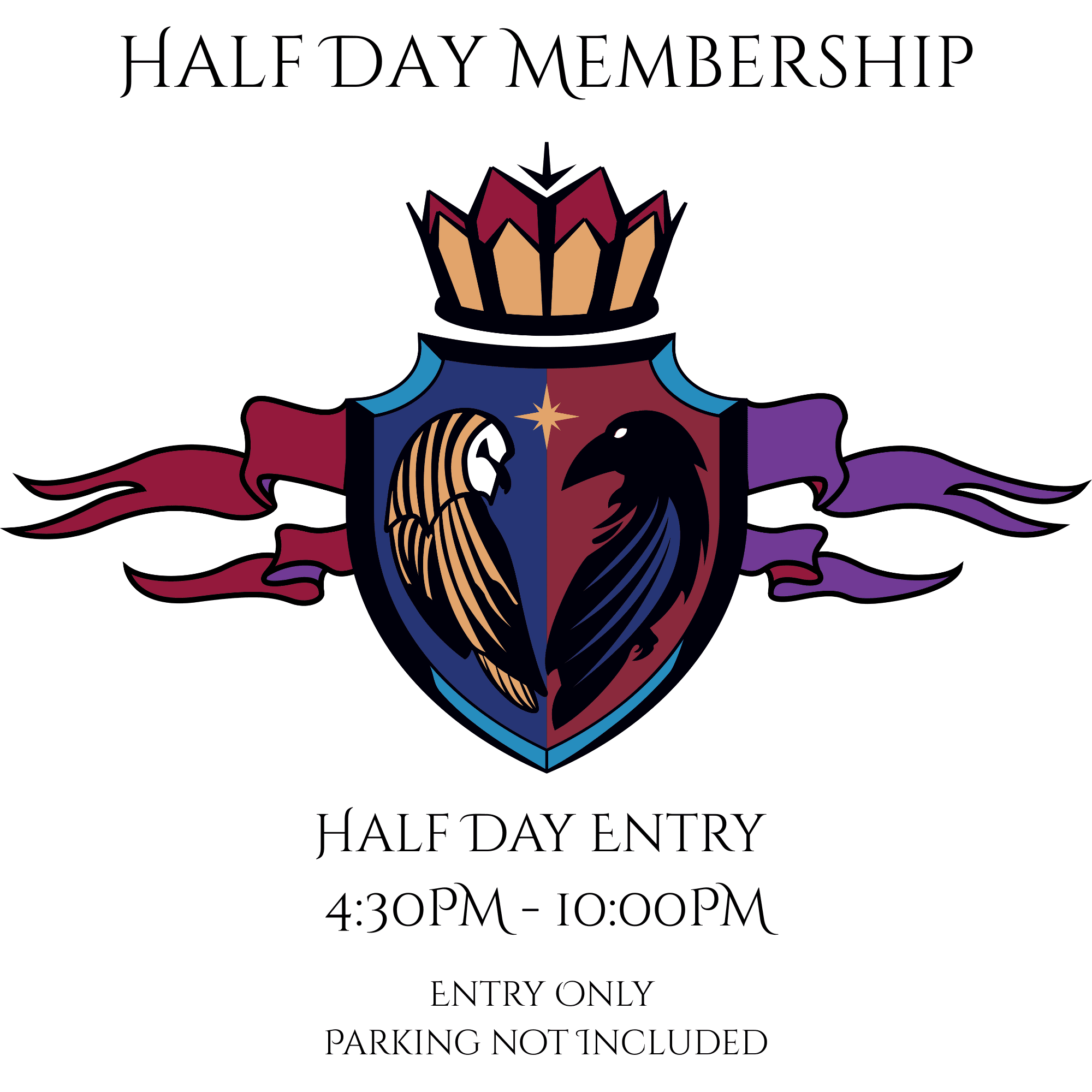 Half Day Membership Pass - PM